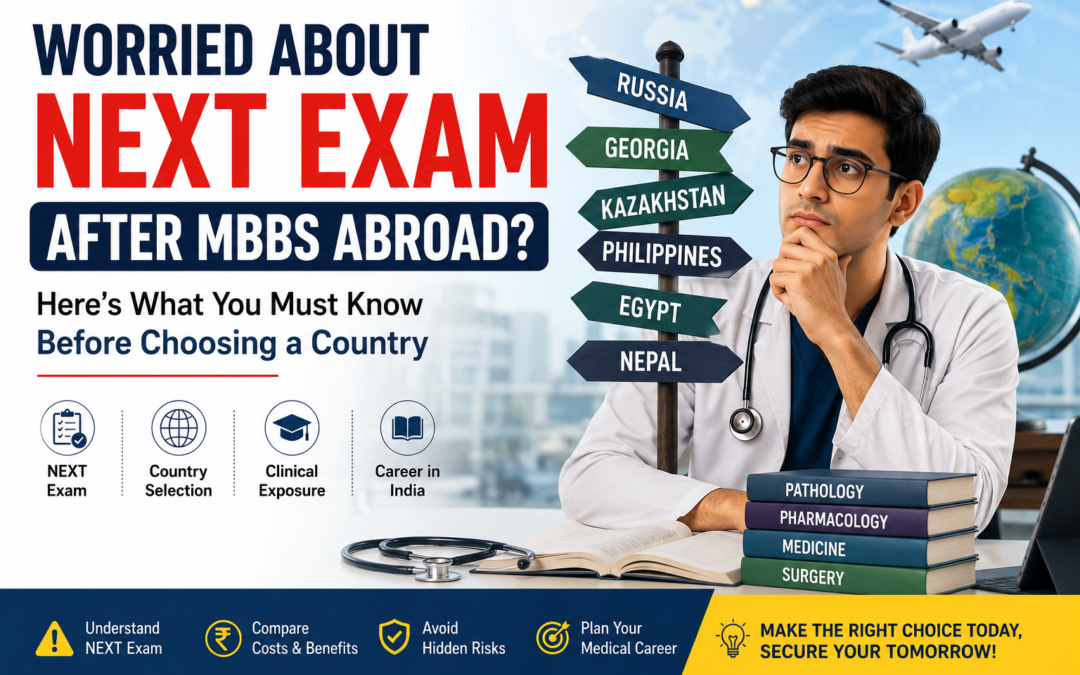 Worried About NEXT Exam After MBBS Abroad? Here’s What You Must Know Before Choosing a Country